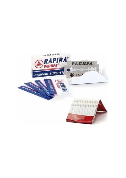 Bfs Rapira Platinum 10 Adet Tıraş Jileti Kantaşı Seti