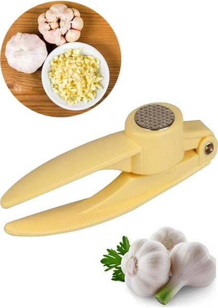 Pratik Kolay Yıkanabilir Sarımsak Ezme Aparatı Sarımsak Ezici Pres (5358) fiyatları
