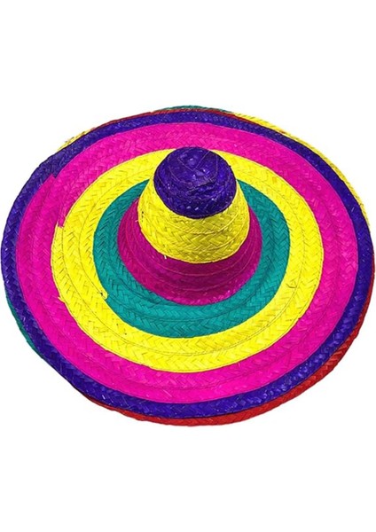 Bfs Sombrero Meksika Şapkası Renkli Örme Hasır Yetişkin Boy indirimleri