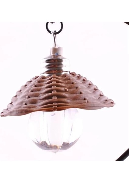 Pilli Işıklı Romantik Çift Tema Büyük Boy Dekoratif Ahşap Biblo