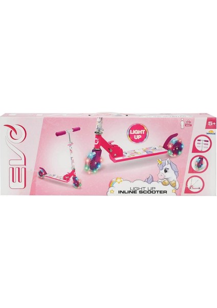 Bfs Evo 2 Tekerlekli Katlanabilir Unicorn Inline Işıklı Scooter fırsatları