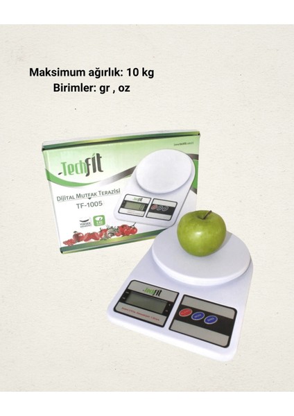 Bfs Hassas Ölçüm Için Dijital Mutfak Tartısı – 10 kg Kapasiteli modelleri