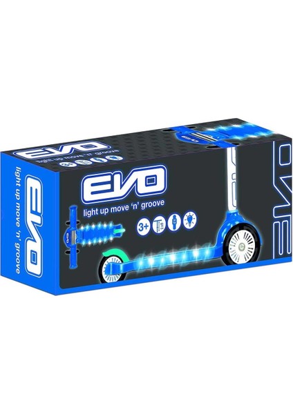 Bfs Evo Işıklı Move N Groove Mavi Üç Tekerlekli Scooter indirimleri