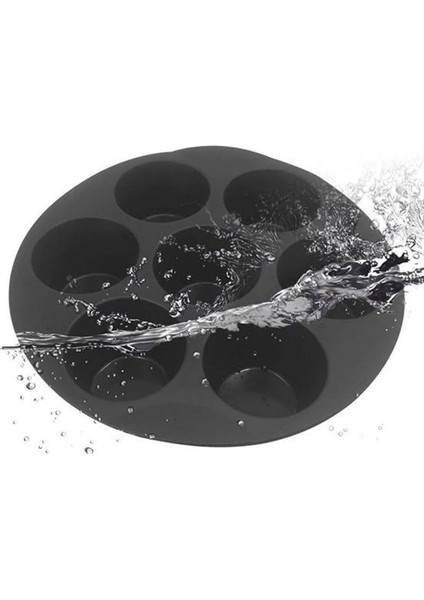 7 Gözlü Silikon Çok Amaçlı Airfryer Muffin Cupcake Kek ve Çörek Pişirme Kalıbı fırsatları