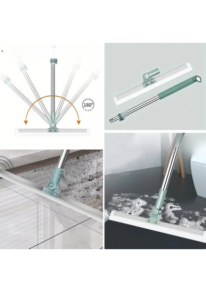 Teleskopik Oynar Başlıklı Cam,zemin Silme Aparatı Çekçek fırsatları