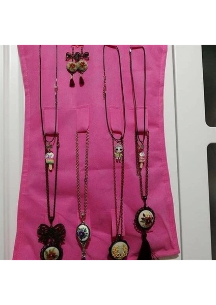 Elbise Şeklinde Takı Organizeri - Pembe