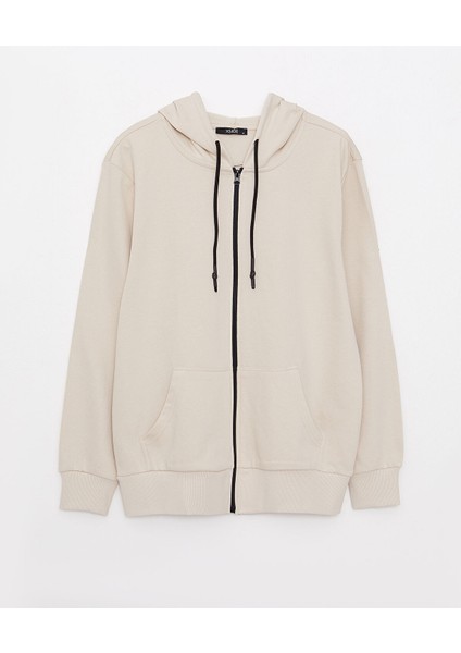 Yeni Sezon Standart Kalıp Kapüşonlu Erkek Spor Hırka