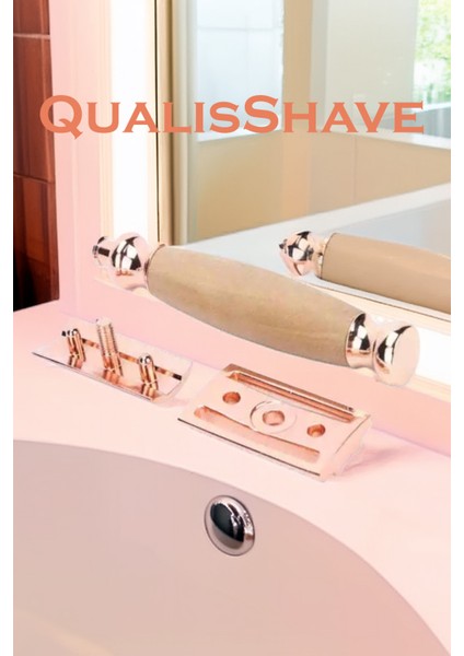 Q5 Manuel Tıraş Makinesi + U5 Mekanizmalı Ustura + 5 Adet Yaprak Jilet fırsatları
