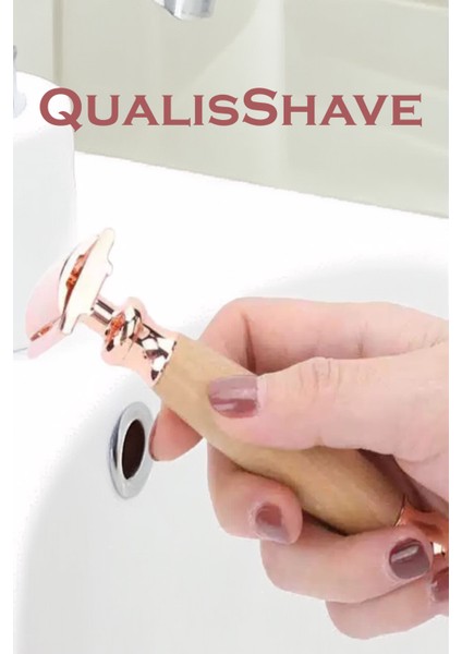 Q5 Manuel Tıraş Makinesi + U5 Mekanizmalı Ustura + 5 Adet Yaprak Jilet indirimleri