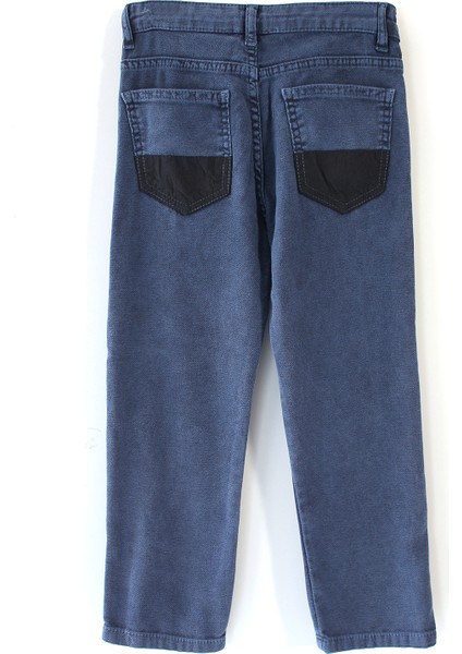 Erkek Çocuk Şerit Detaylı Denim Alt Üst Gömlek Pantolon Takım Mavi Kot Erkek Çocuk Takım modelleri