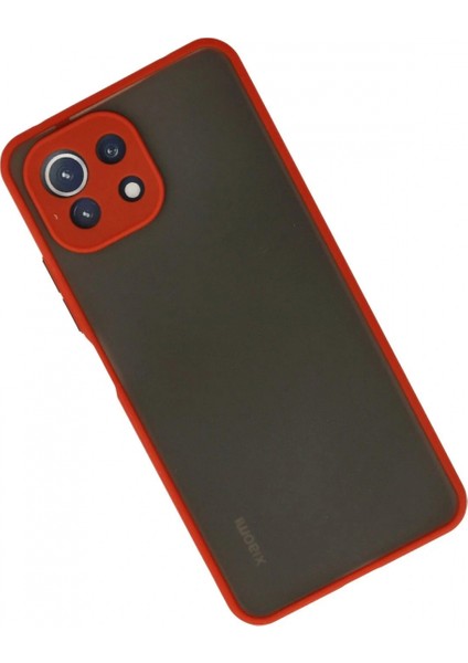 Ieg Xiaomi Mi 11 Lite Kılıf Montreal Silikon Kapak - Kırmızı fiyatları