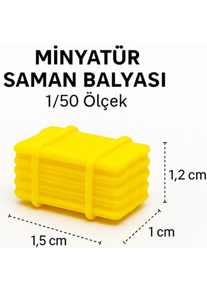 6 Adet Saman Balyası - 1/50 Ölçekli 1:50 1.5 cm - Figür, Maket, Minyatür fiyatları