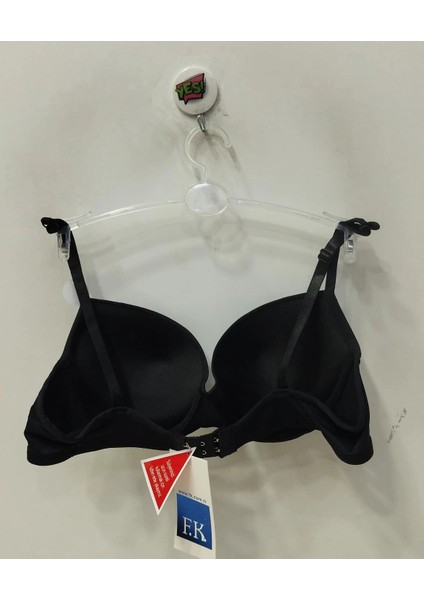 Kadın Hafif Dolgulu Lazer Kesim Siyah Sütyen fiyatları