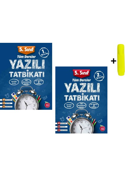 5.sınıf Yazılı Tatbikatı 1.dönem ve 2.dönem Tüm Dersler