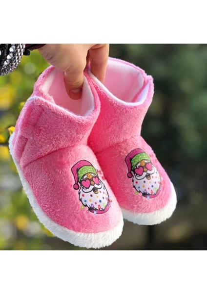 Çocuk Panduf Yeni Yıl Figürlü Cırt Cırtlı Kız Çocuk Noel Panduf fiyatları