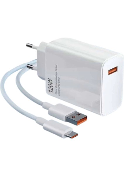 Bfs Type C Yüksek Hızlı Şarj Aleti Beyaz 120W Ultra Uzun Ömürlü modelleri