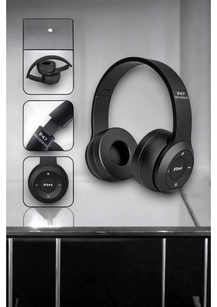 Bfs Kulak Üstü Tf Kart ve Aux Destekli Ergonomik Bluetooth Kulaklık fiyatları