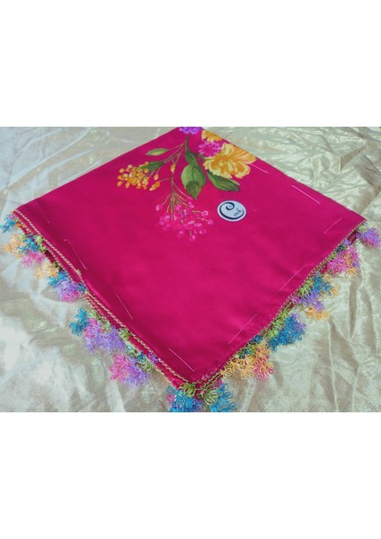 ve Reyhan El Emeği Iğne Oyası Yazma , Fular ,yemeni, Mevlit Örtüsü ,hediyelik 4 Kenarı Oyalı