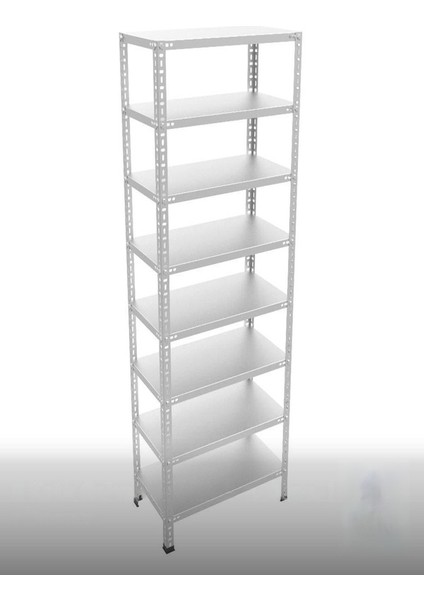 Galvaniz Çelik Raf Ünitesi 31X93X200 8 Katlı