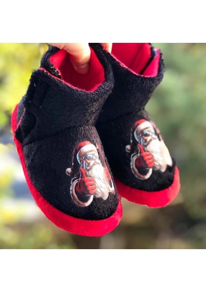 Çocuk Panduf Yeni Yıl Figürlü Cırt Cırtlı Unisex Çocuk Noel Panduf fiyatları