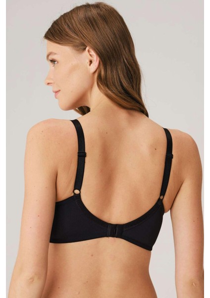 Balensiz Desteksiz Dolgusuz Toparlayıcı Günlük Klasik Küçültücü Sütyen - Siyah - 90C fiyatları