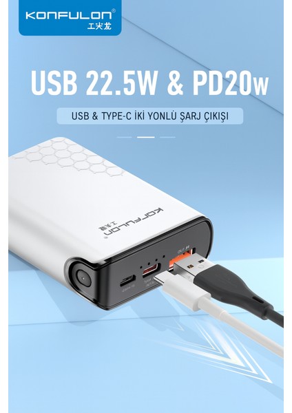 A6Q 10000MAH Powerbank | 22.5W Qc + 20W Pd Hızlı Şarj | Type-C & Micro Girişli Mini Taşınabilir Şarj Cihazı indirimleri