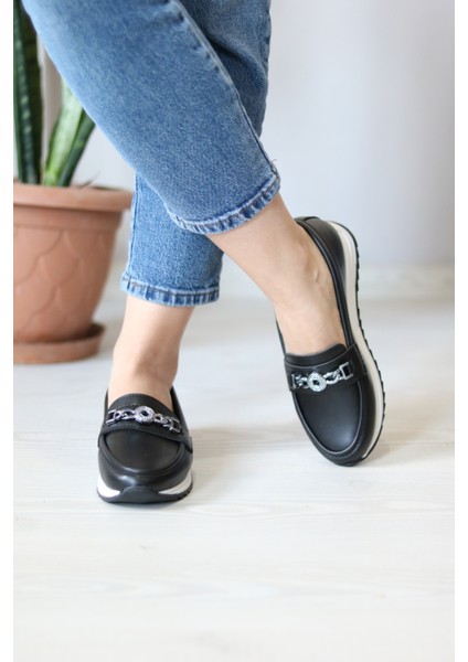 Ortopedik Tabanlı Günlük Kullanıma Uygun Tokalı Kadın Babet Ayakkabısı fiyatları