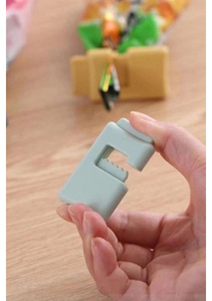 6lı Hava Sızdırmaz Poşet Torba Ambalaj ve Paket Kıstırmalı Kapatma Klipsi