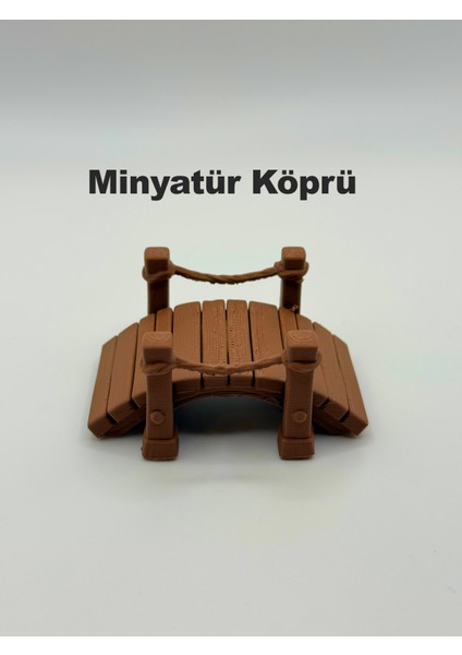 1 Adet Köprü - Park, Bahçe ve Projelerde Kullanılabilir - 1/50 Ölçekli 1:50 - Figür, Maket, Minyatür modelleri