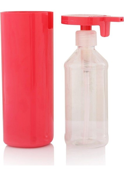 Soft Pembe Şeffaf Akrilik Sıvı Sabunluk 250 ml modelleri