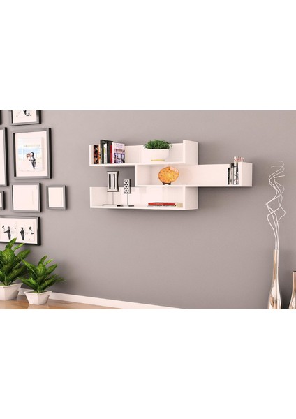 Duvar Rafı Belen Beyaz