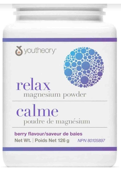 Relax Magnesium Powder-Orijinal Usa Magnezyum Tozu Berry Flavour 126 gr 21 Porsiyon fiyatları