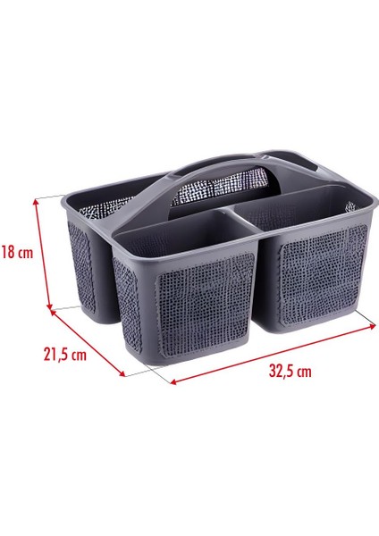 Bölmeli Deterjanlık Organizer Füme modelleri