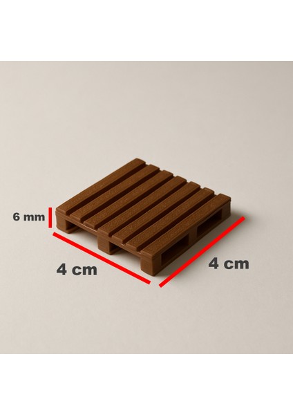 24 Adet Briket - 1 Adet Palet - 1/50 Ölçekli 1:50 - Figür, Maket, Minyatür fiyatları