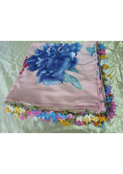 ve Reyhan El Emeği Iğne Oyası Yazma , Fular ,yemeni, Mevlit Örtüsü ,hediyelik 4 Kenarı Oyalı