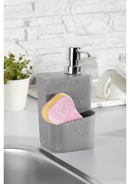 Tezgah Üstü Açık Gri Sabunluk & Süngerlik & Organizer fiyatları