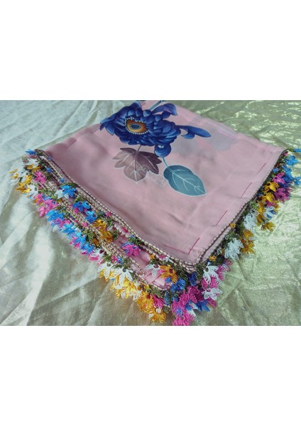 ve Reyhan El Emeği Iğne Oyası Yazma , Fular ,yemeni, Mevlit Örtüsü ,hediyelik 4 Kenarı Oyalı