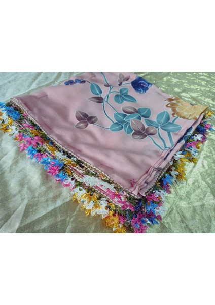 ve Reyhan El Emeği Iğne Oyası Yazma , Fular ,yemeni, Mevlit Örtüsü ,hediyelik 4 Kenarı Oyalı