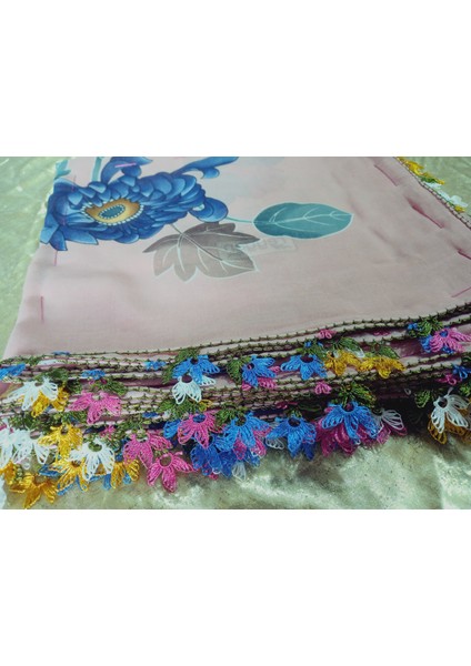 ve Reyhan El Emeği Iğne Oyası Yazma , Fular ,yemeni, Mevlit Örtüsü ,hediyelik 4 Kenarı Oyalı