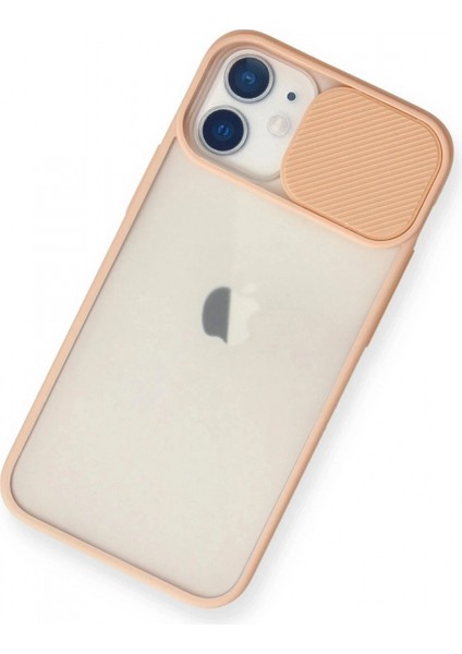 Ieg iPhone 11 Kılıf Palm Buzlu Kamera Sürgülü Silikon - Pembe modelleri
