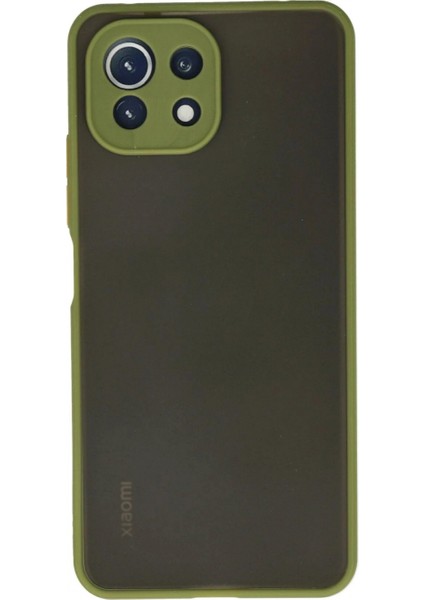 Ieg Xiaomi Mi 11 Lite Kılıf Montreal Silikon Kapak - Açık Yeşil