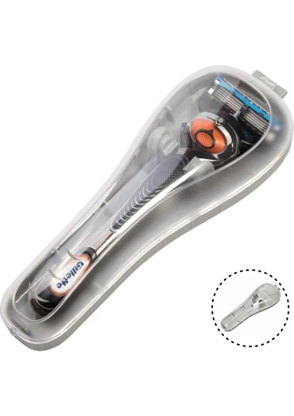 Seyahat Kutusu - Tıraş Seti Düzenleyici - Tıraş Jilet Kutusu - Tıraş Jilet Kabı - Jilet Saklama Kabı - Tıraş Kutusu 1 Adet