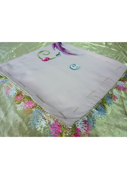 ve Reyhan El Emeği Iğne Oyası Yazma , Fular ,yemeni, Mevlit Örtüsü ,hediyelik 4 Kenarı Oyalı