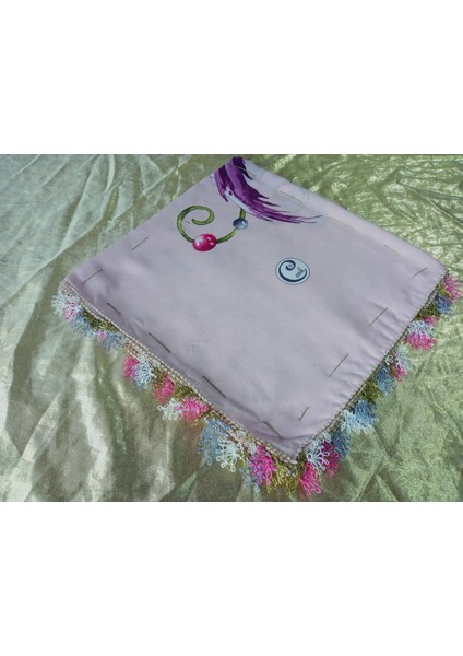 ve Reyhan El Emeği Iğne Oyası Yazma , Fular ,yemeni, Mevlit Örtüsü ,hediyelik 4 Kenarı Oyalı