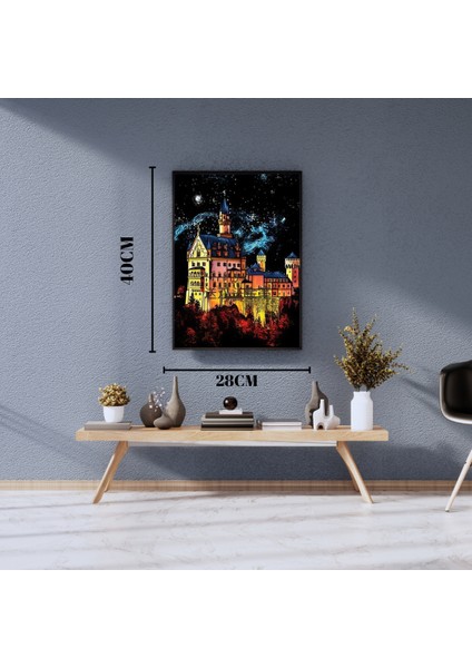 Scratch Art Kazıma Çizim Seti – 4 Adet | Kazıma Kağıdı A3 Hobi & Sanat Tablosu