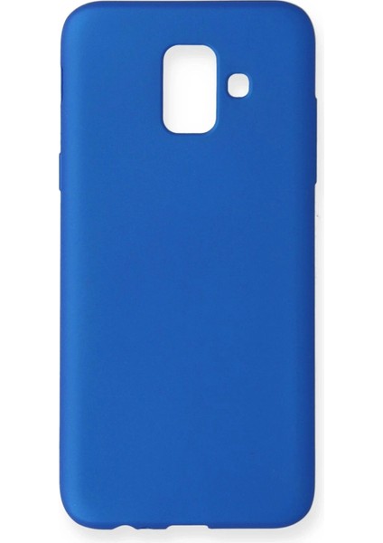 Samsung Galaxy A6 2018 Kılıf First Silikon - Mavi