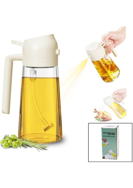 Yağdanlık 2ın1 - Spreyli - Akıtmalı Kilitli Kapaklı - Sürahi Modeli (5358)