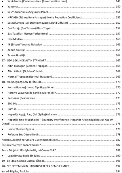Ev Sineması Sistemleri - Başka Dünyaları Yaşatan Hobi (Hifi, Akustik) fiyatları