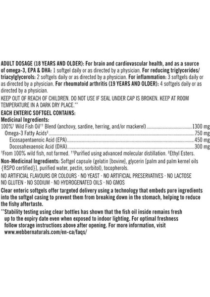 Signature Super Concentrate Omega-3 Fish Oil 330 Softgels-Original Usa/canada fiyatları