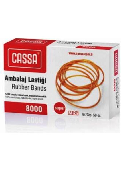 Ambalaj Lastiği Paket Lastiği 50GR Lastik - 3 Adet